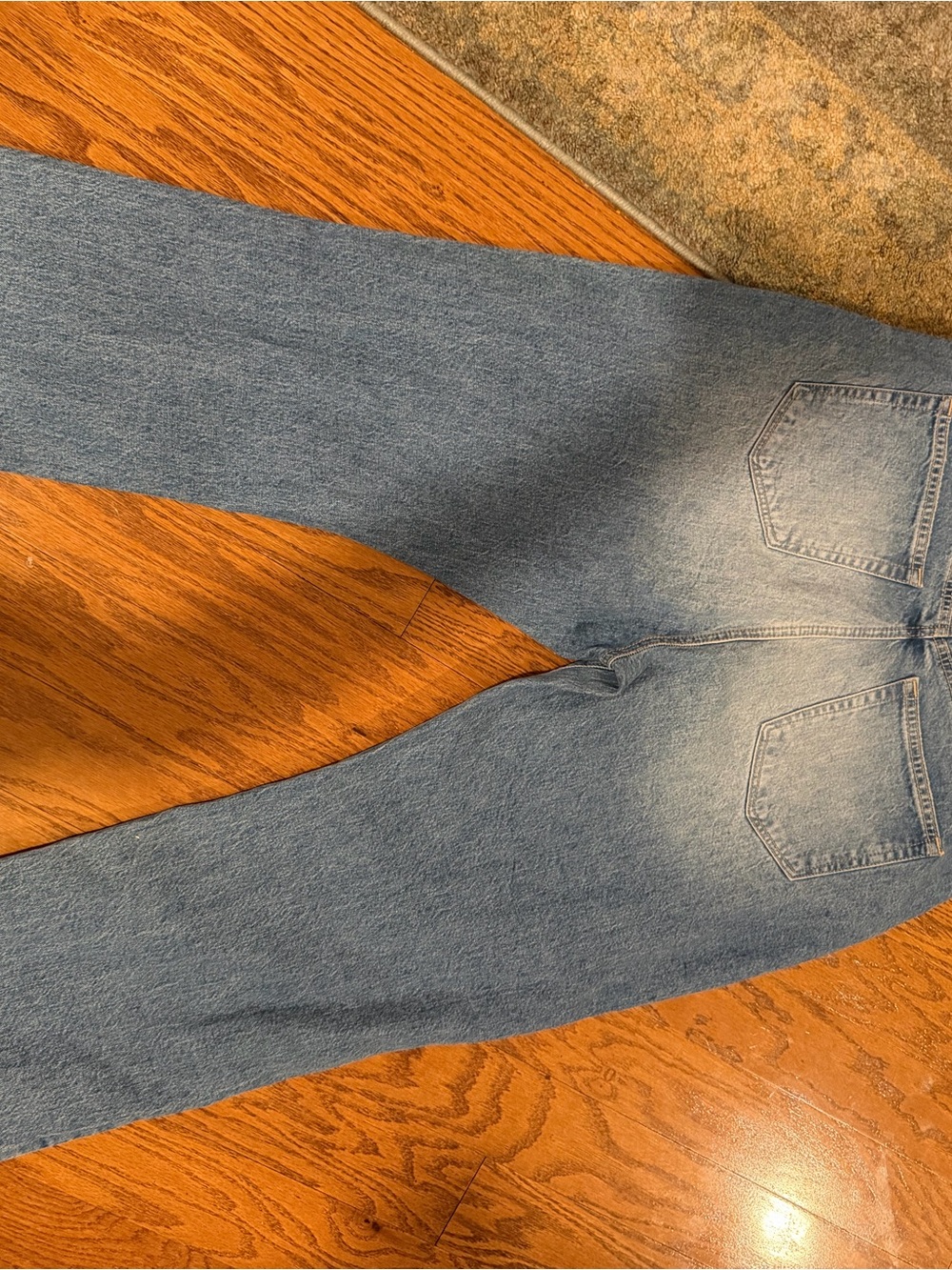 LOFT Light Wash Straight Leg Jeans